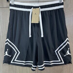 Nike Jordan Dri-FIT Diamond Mesh Basketball Shorts Men's Medium Black DX1487-010